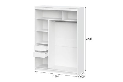 Шкаф-купе ШКП 3 ширина (160 см)