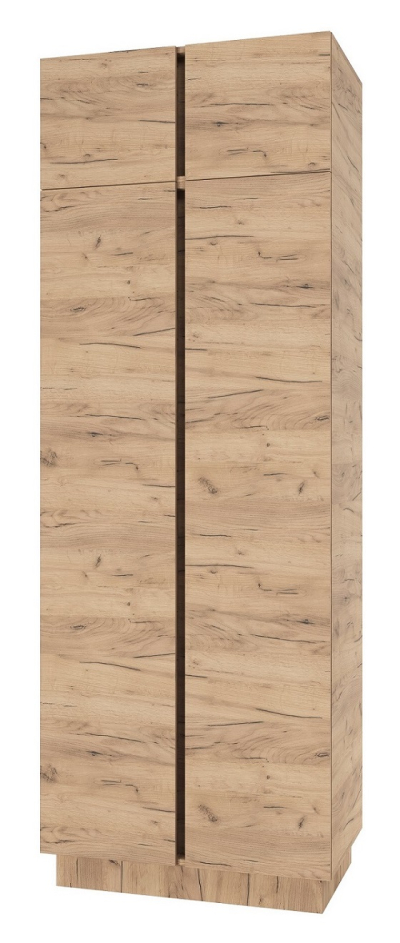 Шкаф двухстворчатый "Вертикаль" с антресолью (дуб золотой)