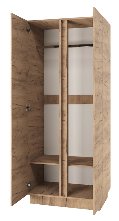 Шкаф двухстворчатый "Вертикаль"  (дуб золотой)