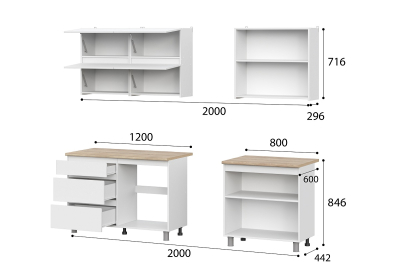 Кухонный гарнитур "Токио" 200 см