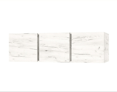 Антресоль к шкафу "Вертикаль" трехстворчатому (крафт белый)